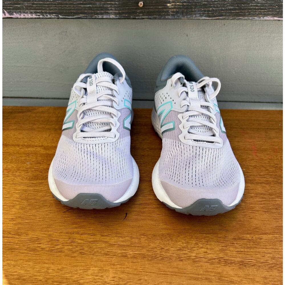 New Balance 520 v7 Women’s Running Shoes Gray Mint Size 8.5 Athletic - Picture 5 of 8